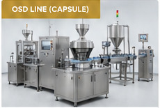 Automatic capsule filling line